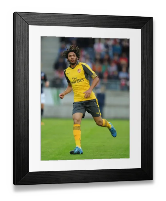 Framed Print : Mohamed Elneny in Action: Arsenal vs Viking FK (2016-17 Pre-Season Friendly)