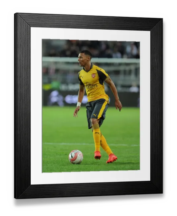 Framed Print : Arsenal's Kieran Gibbs in Action against Viking FK (2016-17 Pre-Season Friendly)