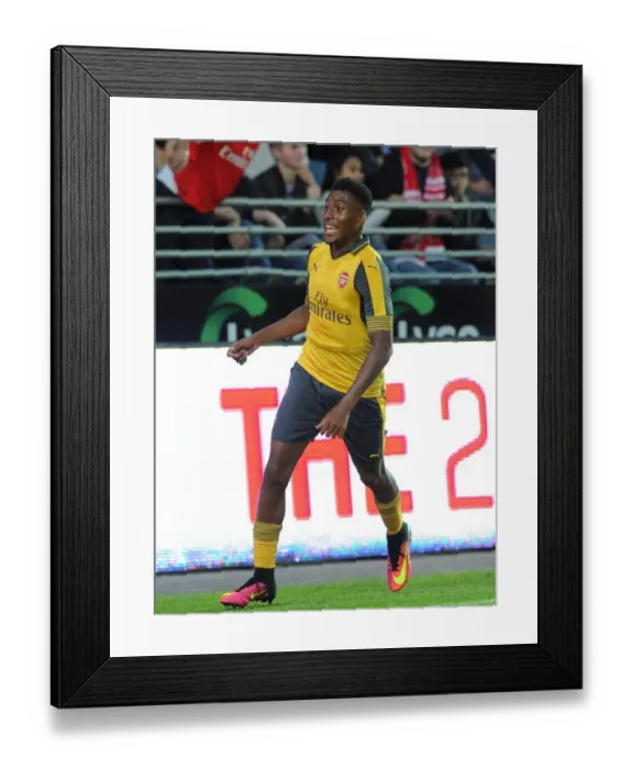 Framed Print : Alex Iwobi Scores First Arsenal Goal: Viking FK vs Arsenal (2016-17)