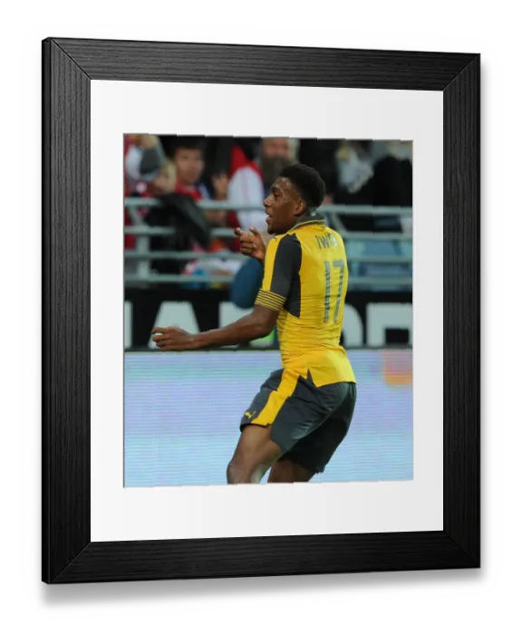 Framed Print : Alex Iwobi Scores First Goal for Arsenal: Viking FK vs Arsenal (2016-17) Framed Print : Alex Iwobi Scores First Goal for Arsenal: Viking FK vs Arsenal (2016-17)