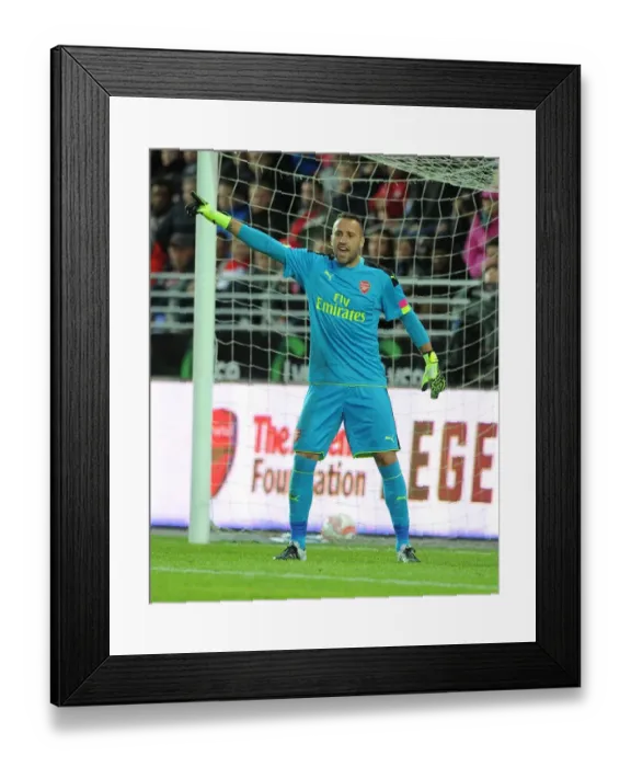 Framed Print : Arsenal's David Ospina in Action Against Viking FK, 2016
