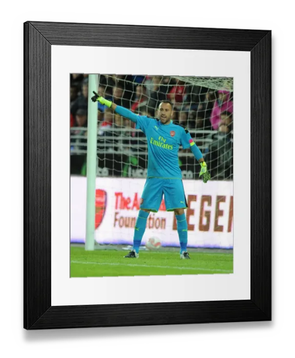 Framed Print : Arsenal's David Ospina in Action Against Viking FK (2016) Framed Print : Arsenal's David Ospina in Action Against Viking FK (2016)