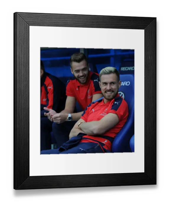 Framed Print : Arsenal's Aaron Ramsey Training with Viking FK during 2016 Pre-Season in Norway Framed Print : Arsenal's Aaron Ramsey Training with Viking FK during 2016 Pre-Season in Norway