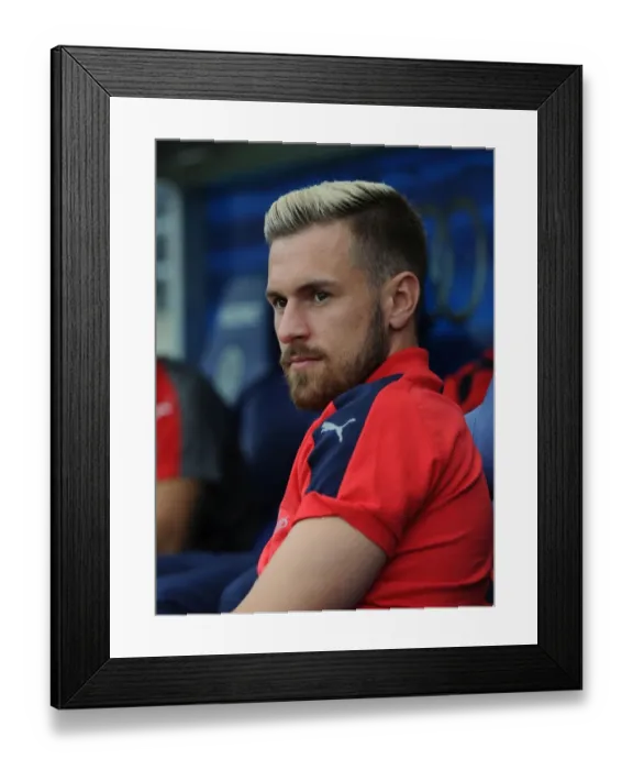 Framed Print : Arsenal's Aaron Ramsey Prepares for 2016-17 Season with Viking FK in Norway