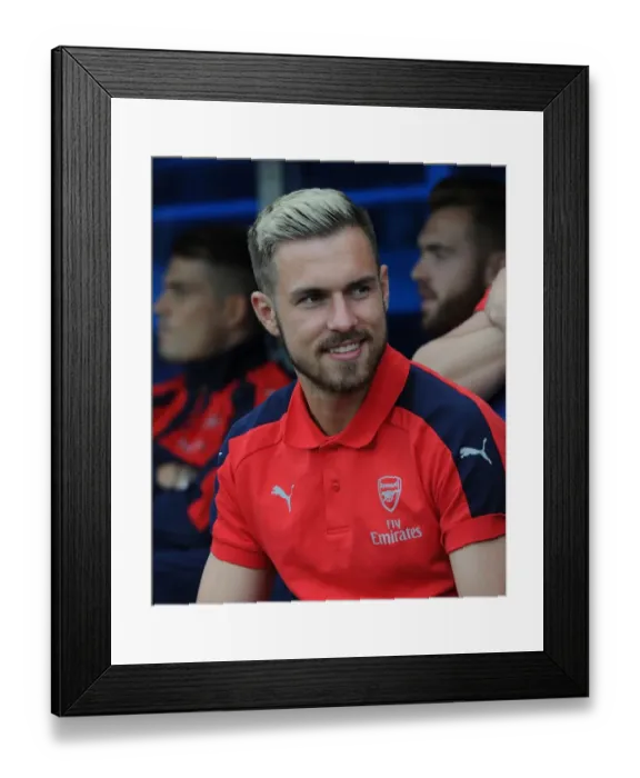 Framed Print : Aaron Ramsey Gears Up for Arsenal's 2016-17 Season with Training at Viking FK, Norway