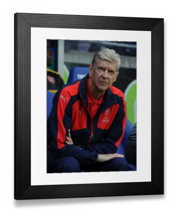 Framed Print : Arsene Wenger Leads Arsenal in Pre-Season Clash against Viking FK (2016) Framed Print : Arsene Wenger Leads Arsenal in Pre-Season Clash against Viking FK (2016)