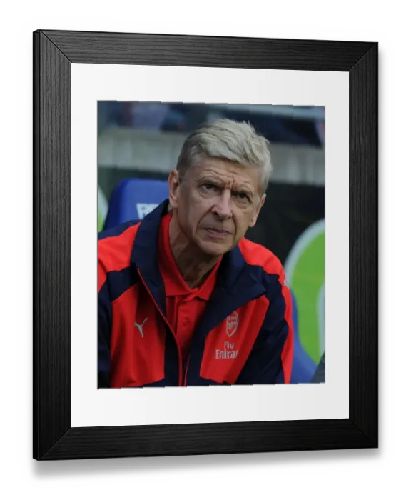 Framed Print : Arsene Wenger at Viking FK: Arsenal's 2016 Pre-Season Friendly in Norway