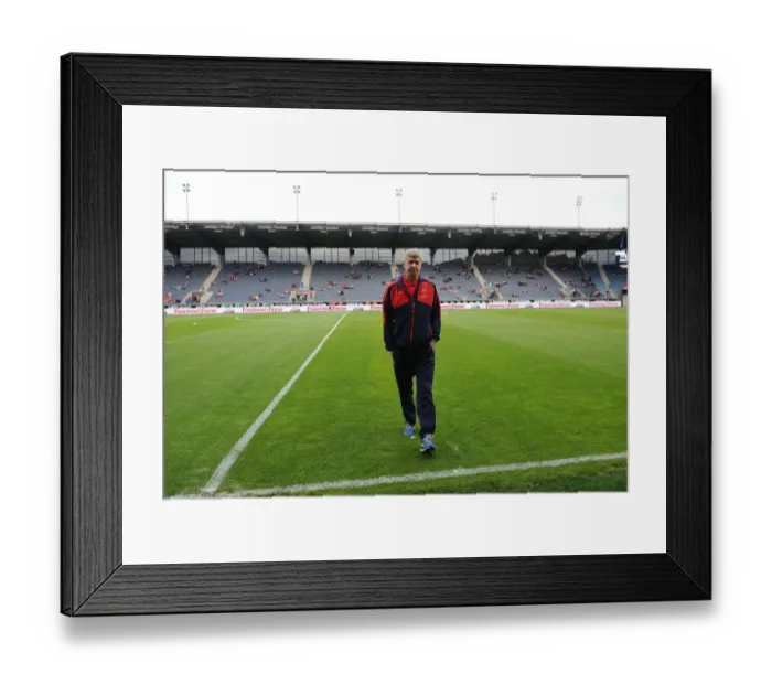 Framed Print : Arsene Wenger at Viking FK Pre-Season Friendly, 2016