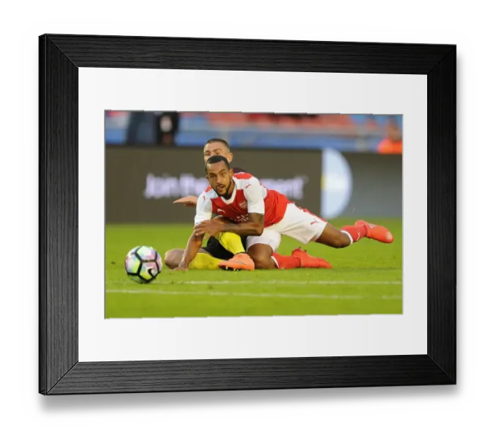 Framed Print : Arsenal's Theo Walcott vs. Manchester City's Kolarov: A 2016 Pre-Season Showdown Framed Print : Arsenal's Theo Walcott vs. Manchester City's Kolarov: A 2016 Pre-Season Showdown