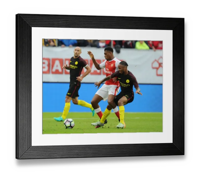 Framed Print : Clash of Titans: Arsenal vs Manchester City - Battle in Gothenburg, 2016 Framed Print : Clash of Titans: Arsenal vs Manchester City - Battle in Gothenburg, 2016