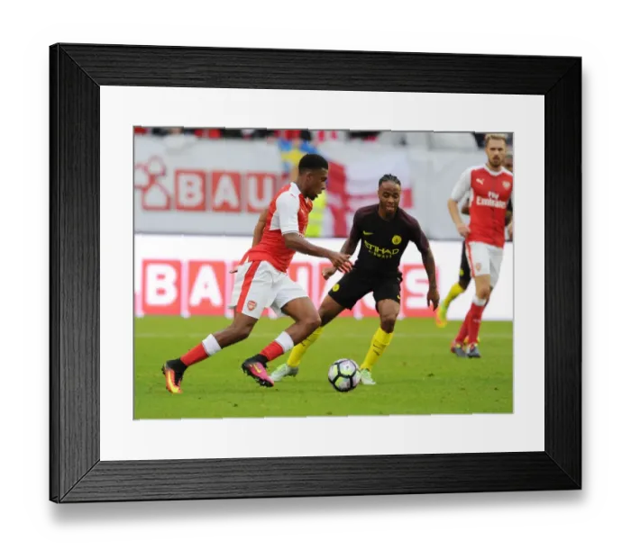 Framed Print : Clash of Titans: Arsenal vs Manchester City - Battle in Gothenburg, 2016 Framed Print : Clash of Titans: Arsenal vs Manchester City - Battle in Gothenburg, 2016