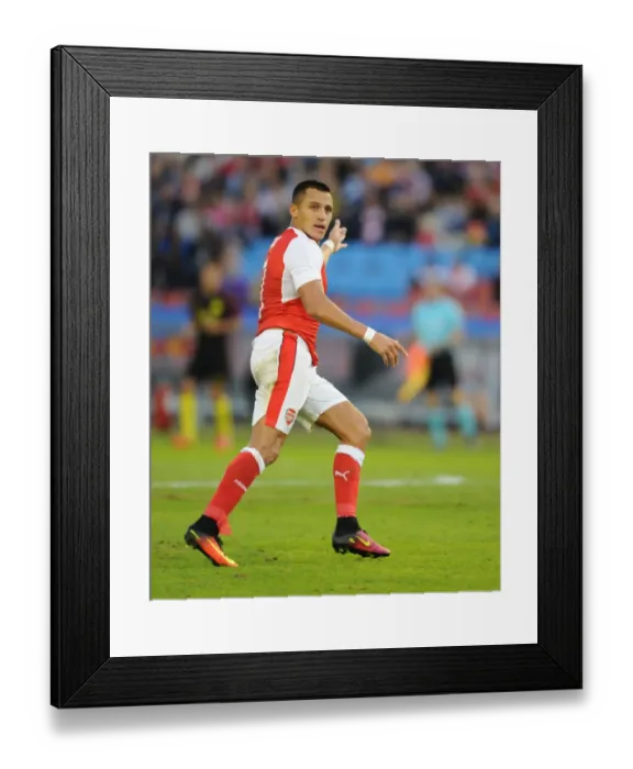 Framed Print : Arsenal's Alexis Sanchez in Action: Arsenal vs Manchester City Pre-Season Clash, Gothenburg 2016 Framed Print : Arsenal's Alexis Sanchez in Action: Arsenal vs Manchester City Pre-Season Clash, Gothenburg 2016