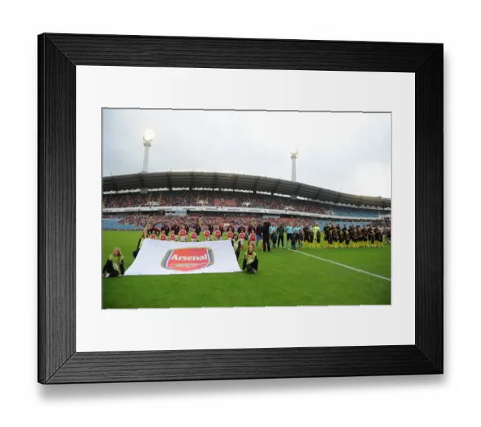 Framed Print : Arsenal vs Manchester City: Pre-Season Clash in Gothenburg, 2016 Framed Print : Arsenal vs Manchester City: Pre-Season Clash in Gothenburg, 2016