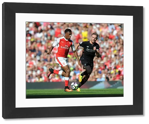 Alex Iwobi Outsmarts Jordan Henderson: Arsenal vs Liverpool, 2016-17 Premier League