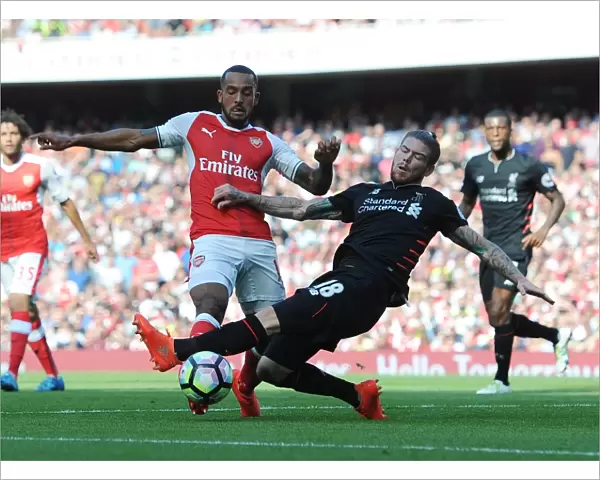 Theo Walcott Tripped by Alberto Moreno: A Pivotal Moment in the Arsenal vs. Liverpool Rivalry