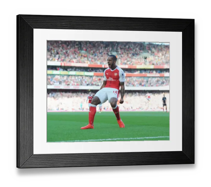 Framed Print : Theo Walcott's Thrilling Goal: Arsenal's Triumph Over Liverpool in the 2016-17 Premier League