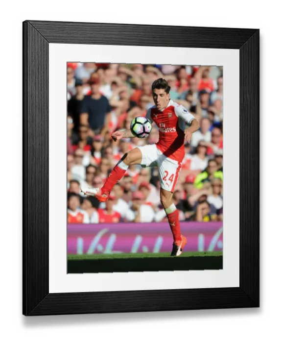 Framed Print : Hector Bellerin's Standout Performance: Arsenal vs. Liverpool (2016-17) at Emirates Stadium