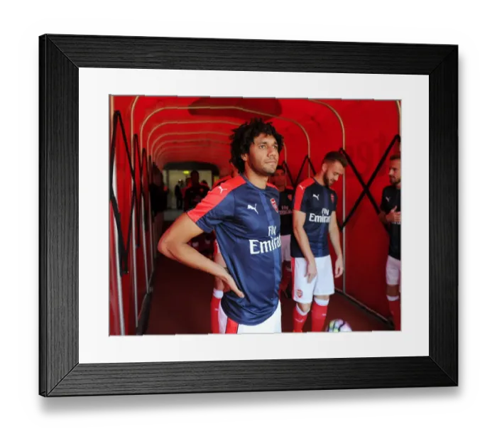 Framed Print : Arsenal's Mohamed Elneny Readies for Arsenal vs. Liverpool Showdown (2016-17) Framed Print : Arsenal's Mohamed Elneny Readies for Arsenal vs. Liverpool Showdown (2016-17)