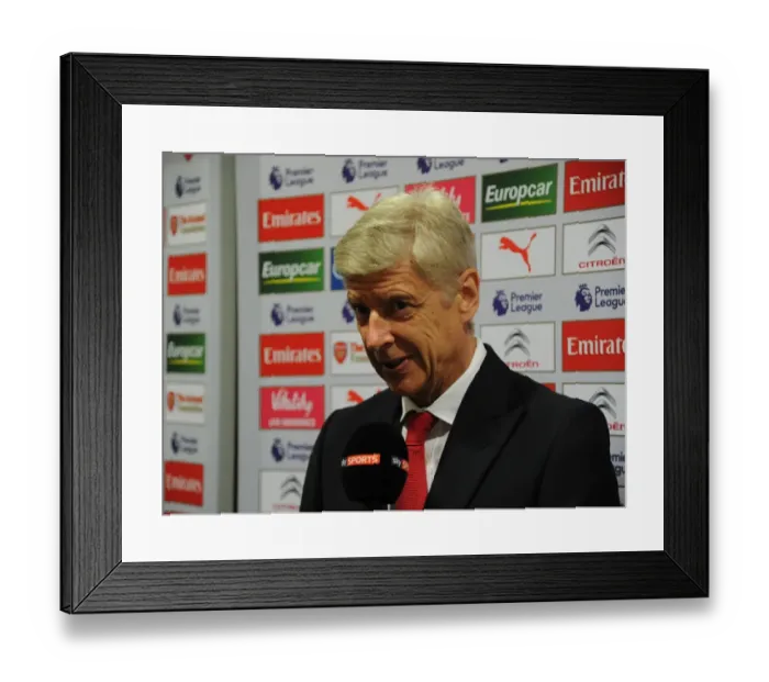 Framed Print : Arsene Wenger: Arsenal Manager Ahead of Arsenal vs. Liverpool, Premier League 2016-17 Framed Print : Arsene Wenger: Arsenal Manager Ahead of Arsenal vs. Liverpool, Premier League 2016-17