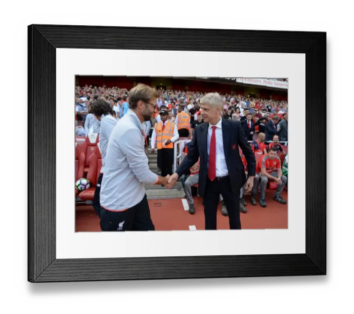 Framed Print : Arsene Wenger and Jurgen Klopp: A Premier League Rivalry Unfolds - Arsenal vs. Liverpool, 2016-17 Framed Print : Arsene Wenger and Jurgen Klopp: A Premier League Rivalry Unfolds - Arsenal vs. Liverpool, 2016-17