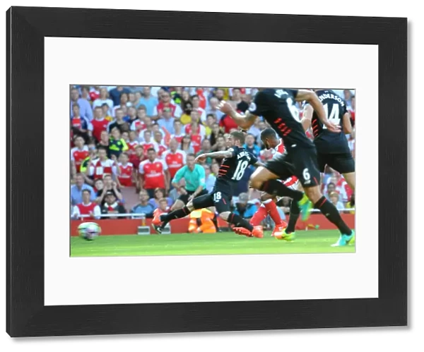 Theo Walcott Scores the First Goal: Arsenal vs. Liverpool, Premier League 2016-17