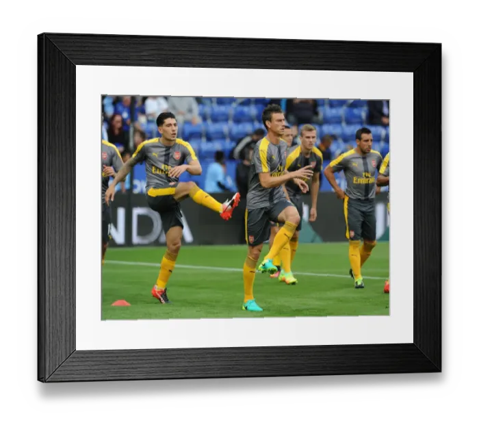 Framed Print : Arsenal's Laurent Koscielny Gears Up for Leicester City Showdown (2016-17)