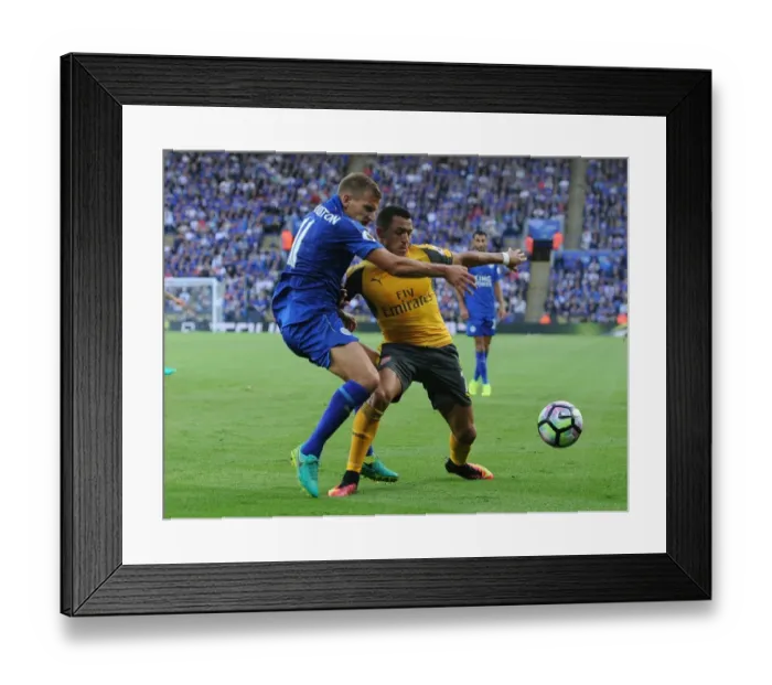 Framed Print : Clash of Champions: Sanchez vs Albrighton - Arsenal vs Leicester City, Premier League 2016-17: A Battle of Wings Framed Print : Clash of Champions: Sanchez vs Albrighton - Arsenal vs Leicester City, Premier League 2016-17: A Battle of Wings