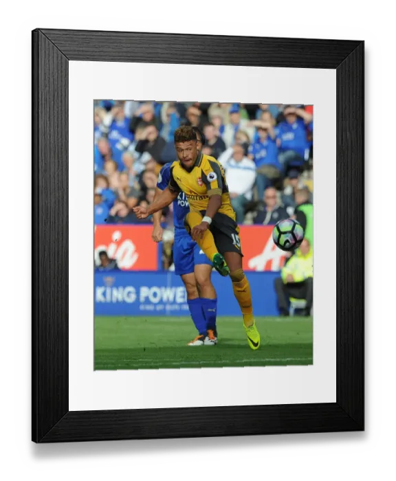 Framed Print : Alex Oxlade-Chamberlain (Arsenal). Leicester City 0: 0 Arsenal Framed Print : Alex Oxlade-Chamberlain (Arsenal). Leicester City 0: 0 Arsenal