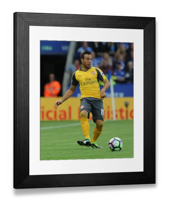 Framed Print : Santi Cazorla (Arsenal). Leicester City 0: 0 Arsenal Framed Print : Santi Cazorla (Arsenal). Leicester City 0: 0 Arsenal