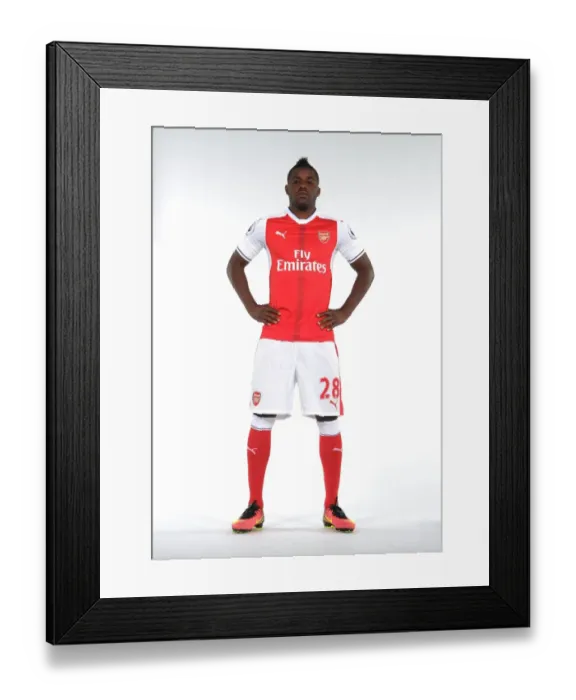 Framed Print : Arsenal First Team 2016-17: Joel Campbell at Arsenal's Photocall