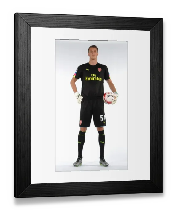 Framed Print : Arsenal FC 2016-17 First Team: Matt Macey at Photocall