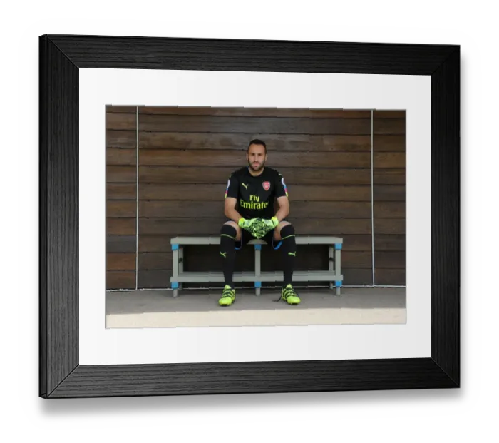 Framed Print : Arsenal FC: 2016-17 First Team - David Ospina at Photocall