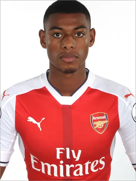 Arsenal's Jeff Reine-Adelaide at 2016-17 First Team Photocall