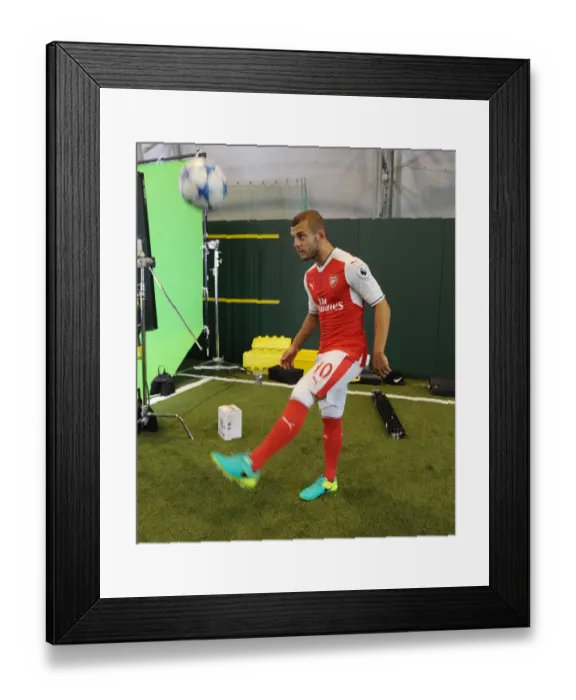 Framed Print : Arsenal's Jack Wilshere at 2016-17 Team Photocall