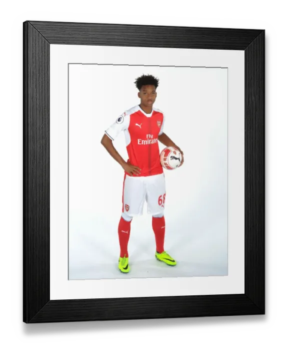 Framed Print : Arsenal's Chris Willock at 2016-17 First Team Photocall Framed Print : Arsenal's Chris Willock at 2016-17 First Team Photocall