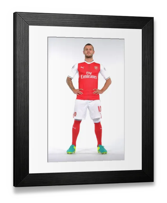 Framed Print : Arsenal Football Club: Jack Wilshere at 2016-17 Team Photocall Framed Print : Arsenal Football Club: Jack Wilshere at 2016-17 Team Photocall