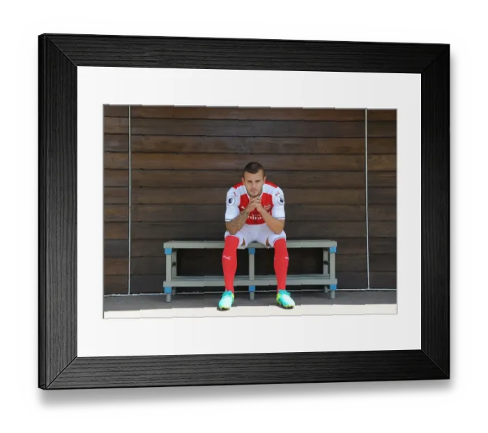 Framed Print : Arsenal Football Club: Jack Wilshere at 2016-17 First Team Photoshoot Framed Print : Arsenal Football Club: Jack Wilshere at 2016-17 First Team Photoshoot