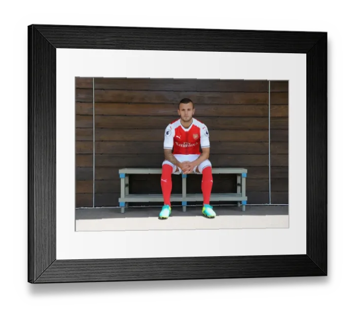 Framed Print : Arsenal First Team: 2016-17 Season Photocall - Jack Wilshere