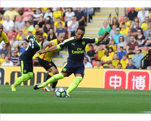Santi Cazorla Scores the Penalty: Arsenal's Victory at Watford, 2016-17 Premier League