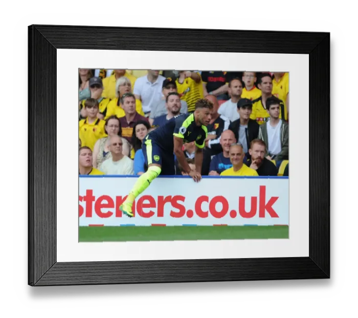 Framed Print : Oxlade-Chamberlain's Brilliant Performance: Arsenal's Victory at Watford (2016-17)