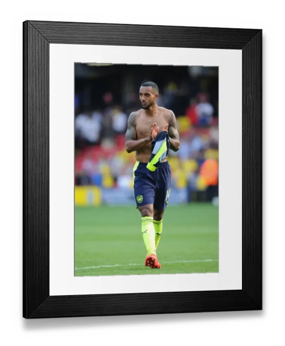 Framed Print : Theo Walcott's Emotional Reaction: Arsenal's Premier League Loss at Watford (2016-17) Framed Print : Theo Walcott's Emotional Reaction: Arsenal's Premier League Loss at Watford (2016-17)