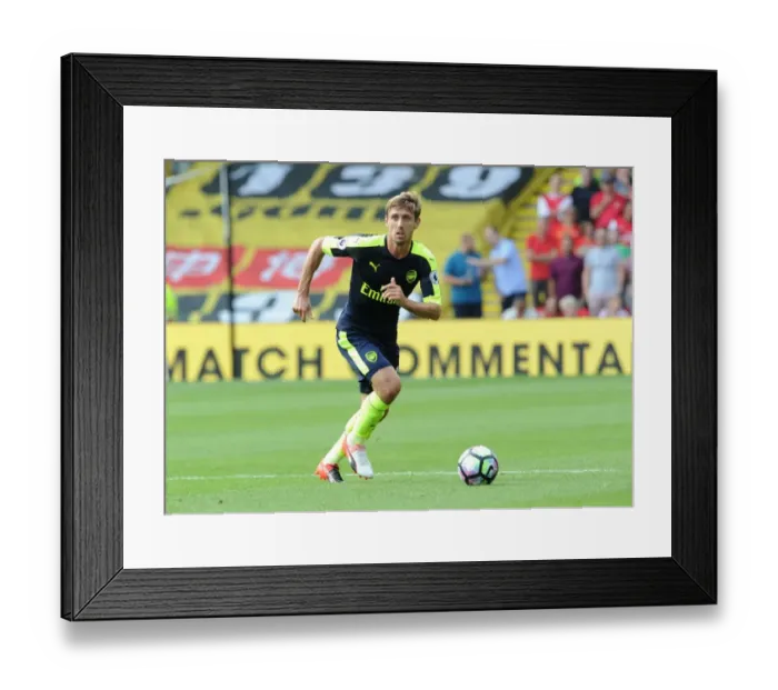 Framed Print : Nacho Monreal in Action: Arsenal vs. Watford, Premier League 2016-17 Framed Print : Nacho Monreal in Action: Arsenal vs. Watford, Premier League 2016-17