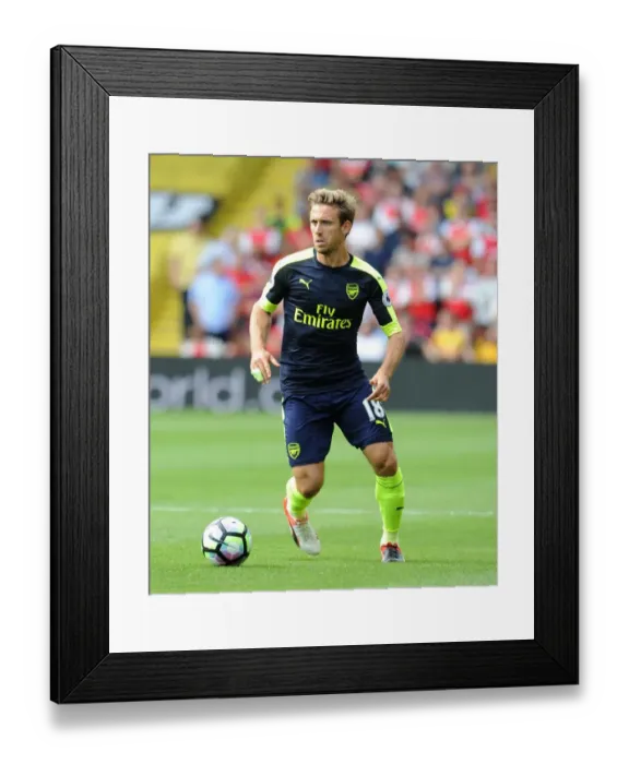 Framed Print : Nacho Monreal in Action: Arsenal vs. Watford, Premier League 2016-17 Framed Print : Nacho Monreal in Action: Arsenal vs. Watford, Premier League 2016-17