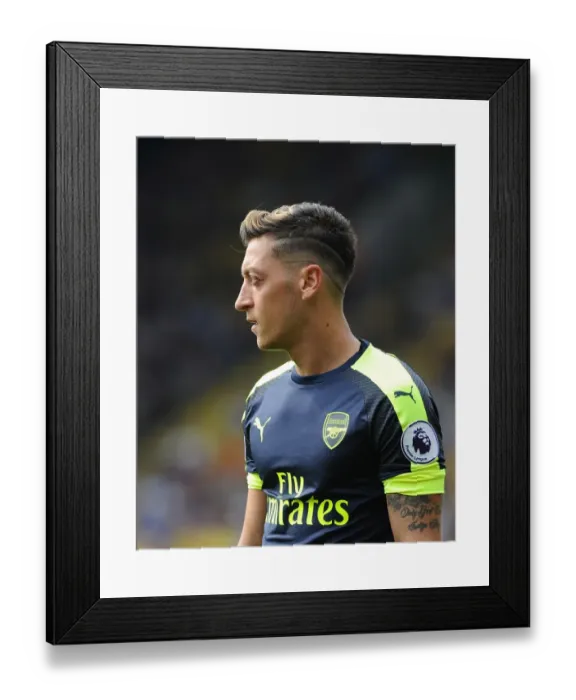 Framed Print : Mesut Ozil in Action: Arsenal vs. Watford, Premier League 2016-17 Framed Print : Mesut Ozil in Action: Arsenal vs. Watford, Premier League 2016-17