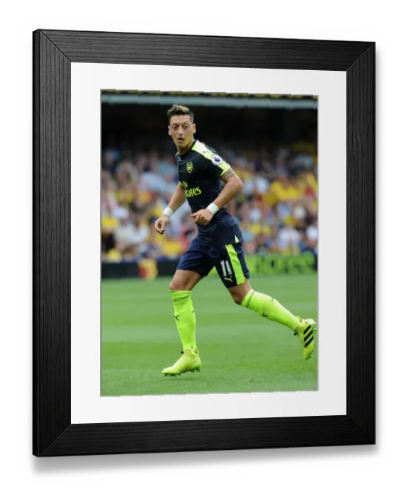 Framed Print : Mesut Ozil in Action: Arsenal vs. Watford, Premier League 2016-17 Framed Print : Mesut Ozil in Action: Arsenal vs. Watford, Premier League 2016-17