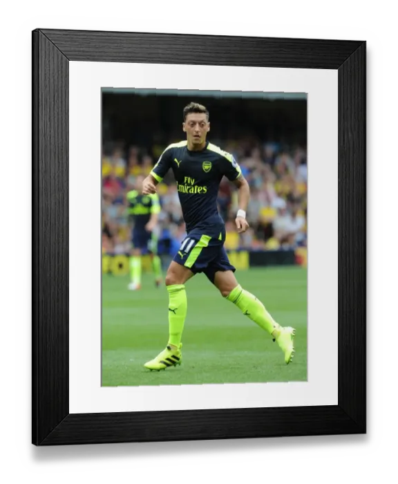 Framed Print : Mesut Ozil in Action: Arsenal vs. Watford, Premier League 2016-17 Framed Print : Mesut Ozil in Action: Arsenal vs. Watford, Premier League 2016-17
