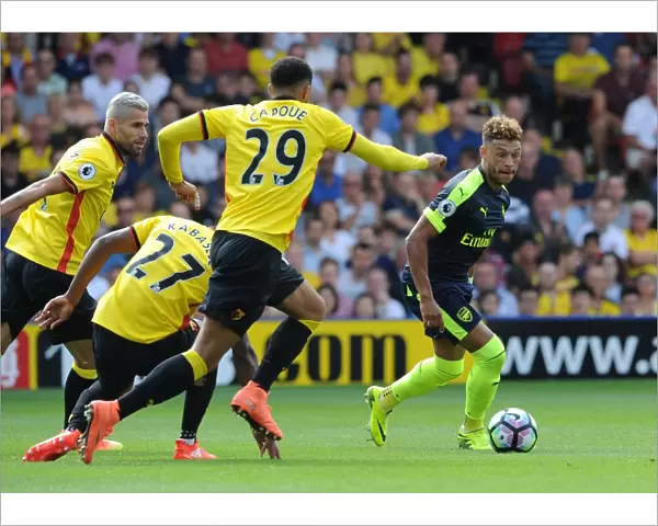 Oxlade-Chamberlain's Star Performance: Arsenal Triumphs 3-1 over Capoue and Watford in Premier League