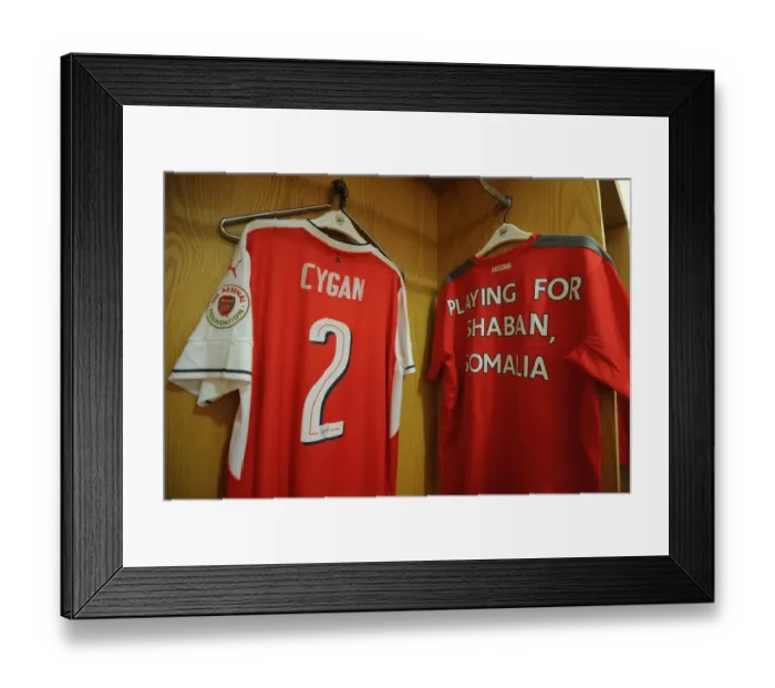 Framed Print : Arsenal Legends vs. AC Milan: A Clash of Football Greats