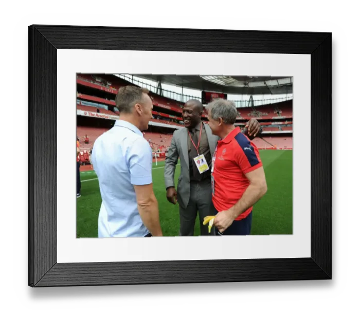 Framed Print : Arsenal Legends vs. AC Milan Glorie: A Clash of Football Greats Framed Print : Arsenal Legends vs. AC Milan Glorie: A Clash of Football Greats