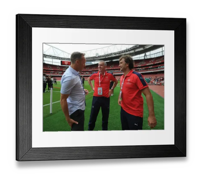 Framed Print : Arsenal Legends vs. AC Milan Glorie: A Battle of Football Legends Framed Print : Arsenal Legends vs. AC Milan Glorie: A Battle of Football Legends